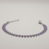 lila blaadjes armband