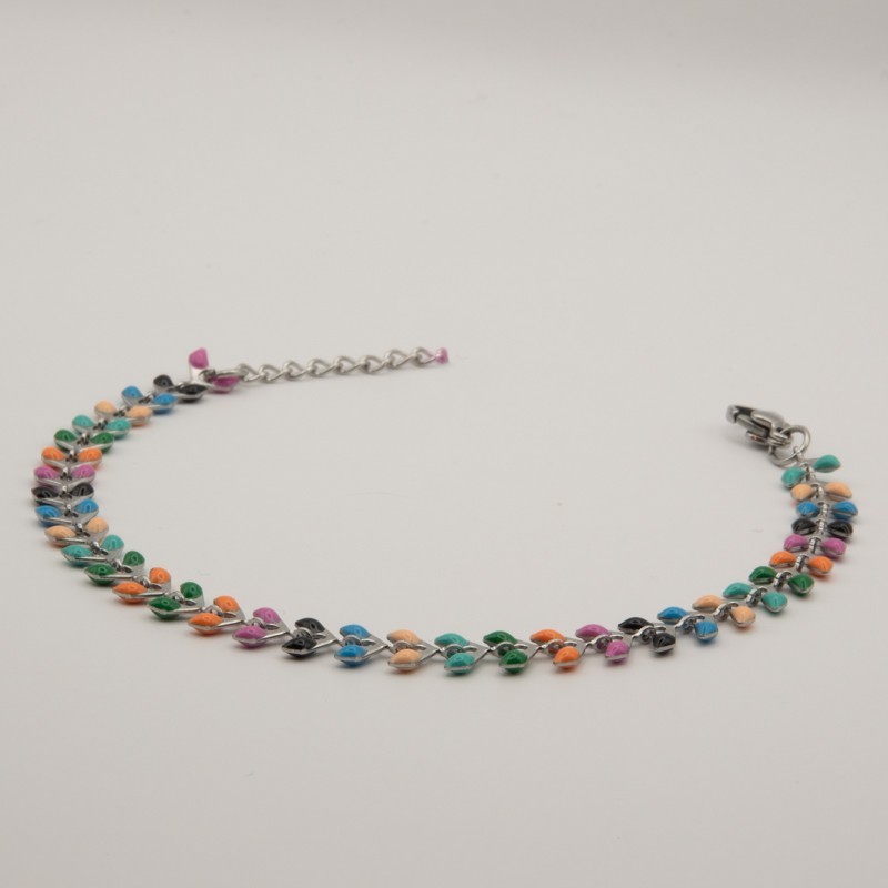 multicolor blaadjes armband multicolor blaadjes armband
