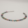 multicolor blaadjes armband