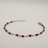rood cilinder geschakeld armbandje