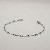 lila fijn geschakeld armbandje