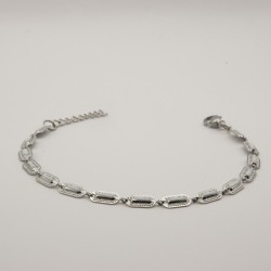 witte plaatjes armbandje