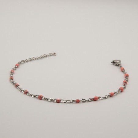 roze fijn geschakeld armbandje