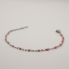 roze fijn geschakeld armbandje