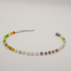 multicolor kralen armbandje